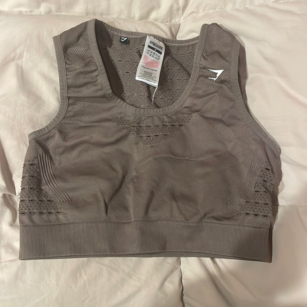Light mocha gymshark sports bra
